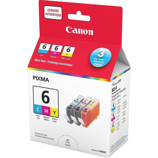 Lot de recharges d'encre BCI-6 C, M, J