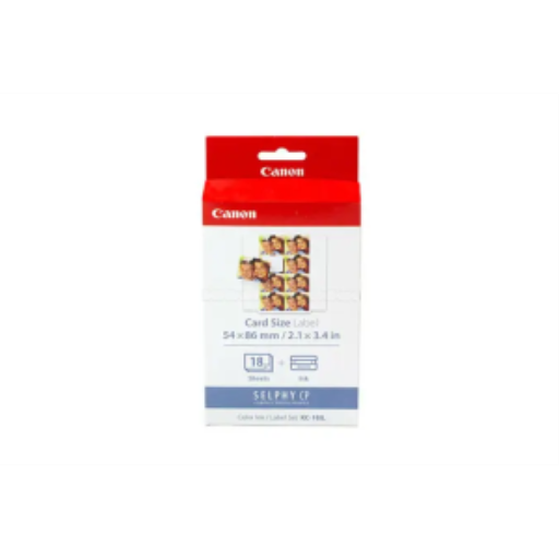 Kit encre et étiquettes Canon KC-18IL (Format carte)
