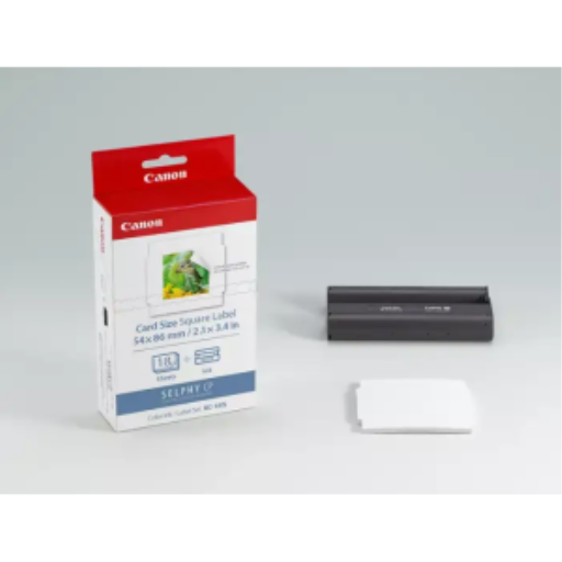 Canon Colour Ink & Paper Set KC-18IS (Card Size) Square Label