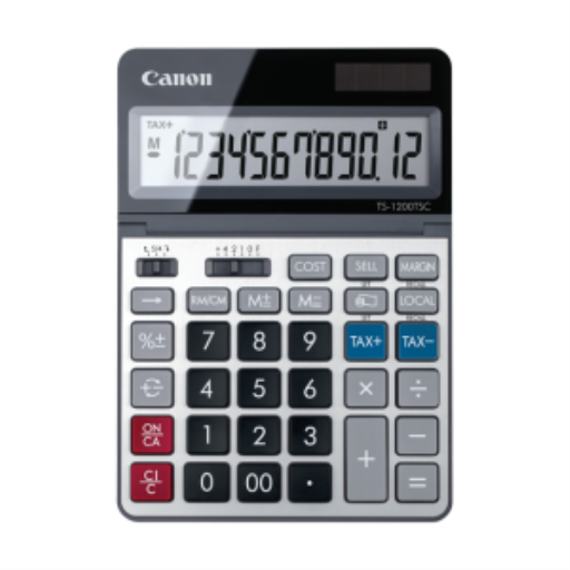 2468C004 Canon TS-1200TSC Argent/Noir Écran 12 chiffres