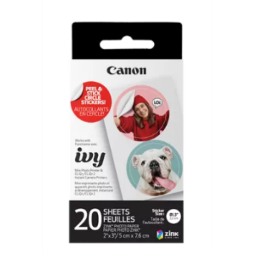 Canon ZINK Lot d'autocollants circulaires prédécoupés
