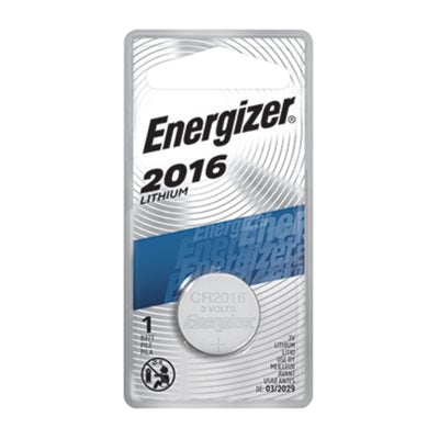 CR2016 ENERGIZER 3V LITHIUM COIN CELL BATTERY