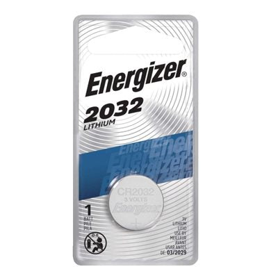 ENERGIZER  CR2032 3V LITHIUM COIN CELL BATTERY 1 CARD