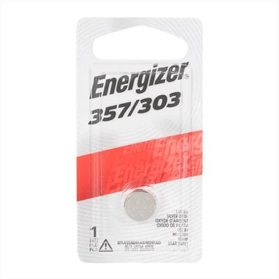 303/357 ENERGIZER SILVER OXIDE BUTTON BATTERY LR44