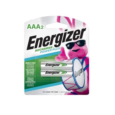 ENERGIZER AAA NIMHRECHARGE 800 MAH BATTERIES 2 CARD
