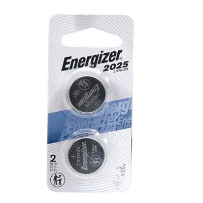 ENERGIZER CR2025  3V COIN LITHIUM BATTERIES 2 CARD