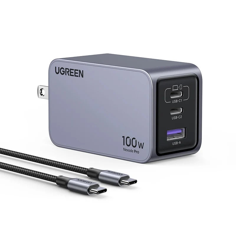 UGREEN NEXODE PRO USB A+2 USB C 100W GAN TECH FAST CHARGER