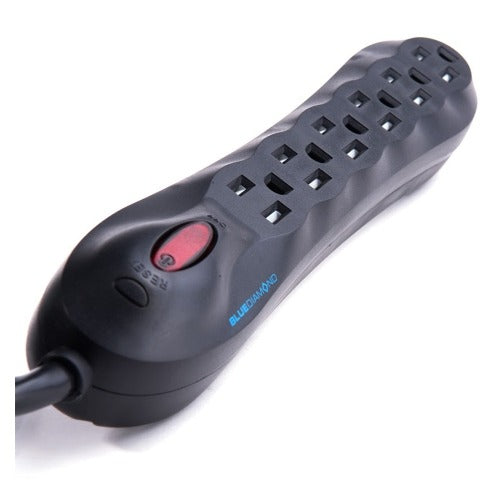 BLUE DIAMOND DEFEND BASIC 6 OUTLET POWER BAR 6FT