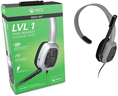 PDP LVL 1 Chat Headset for Xbox One (Grey Camo)
