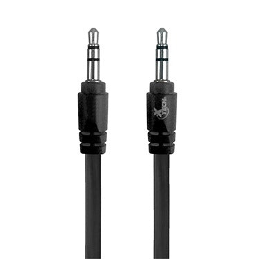 XTECH AUXILIARY AUDIO CABLE 3.5MM TO 3.5MM 3FT BLACK