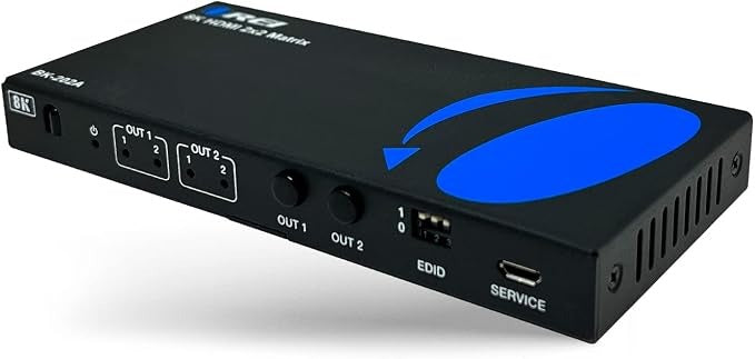 OREI 8K HDMI Splitter 1 X 2, Duplicate with Audio Extractor  bk-102a