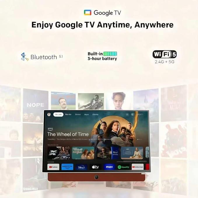 Téléviseur portable SKYWORTH 24 pouces sur batterie