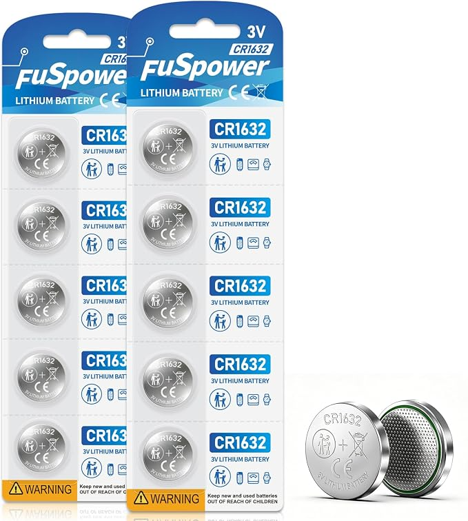 CR1632 3v Lithium Long Lasting Coin Cell Battery