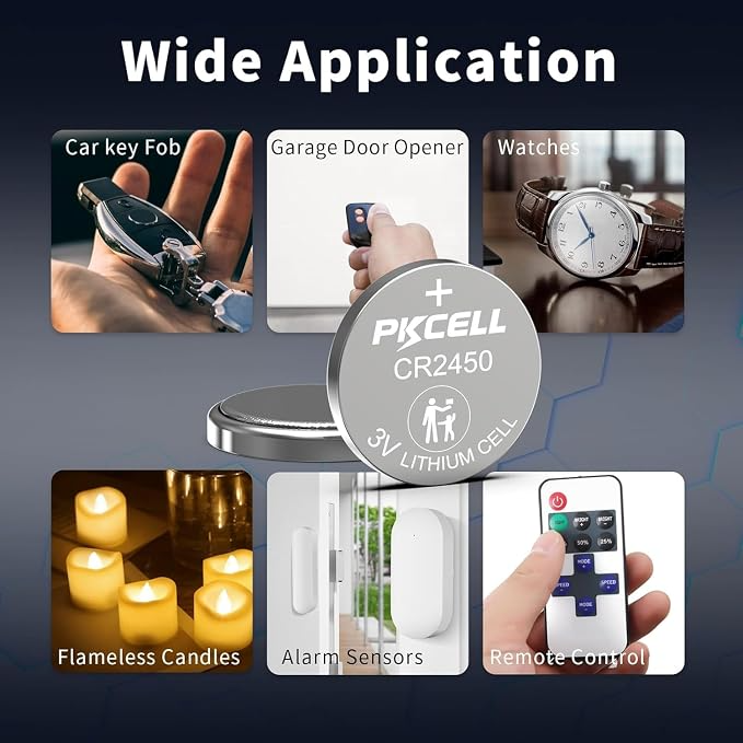 CR2450 3V Lithium Battery