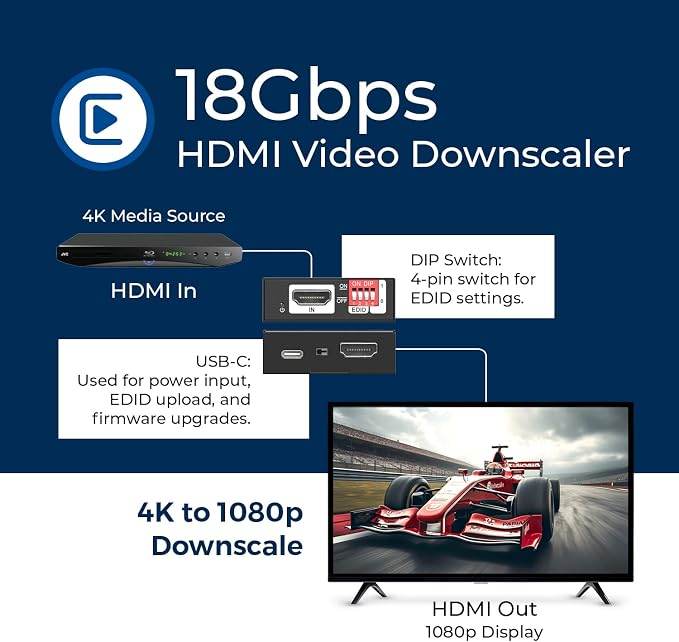 OREI HDMI 4k to 1080p Downscaler,