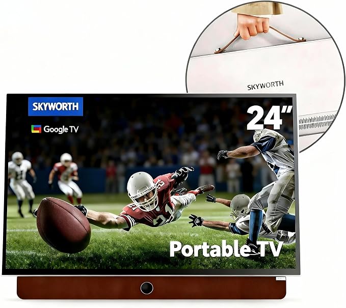 Téléviseur portable SKYWORTH 24 pouces sur batterie
