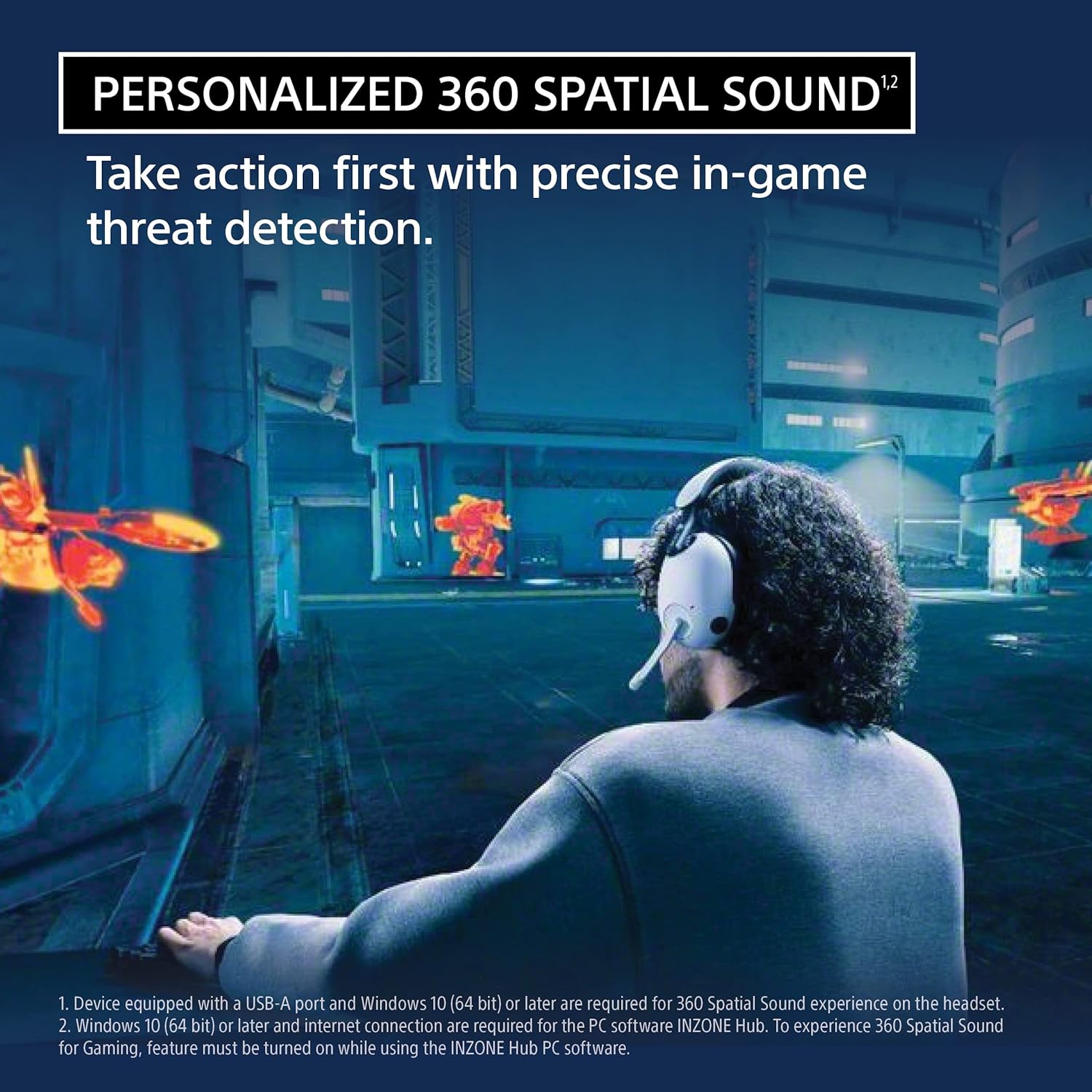 Sony INZONE H9 ANC Gaming Headset (White)