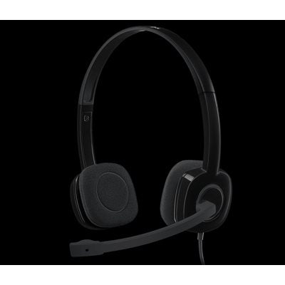 LOGIT STEREO HEADSET H151 BLK
