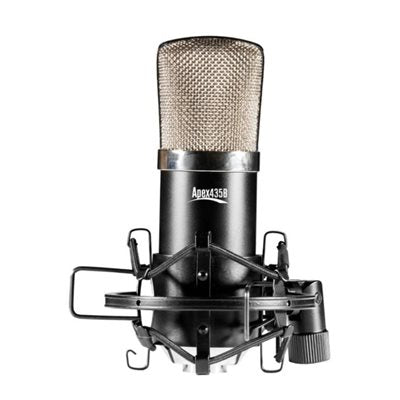APEX          MIC STUDIO W/CASE BLK APEX