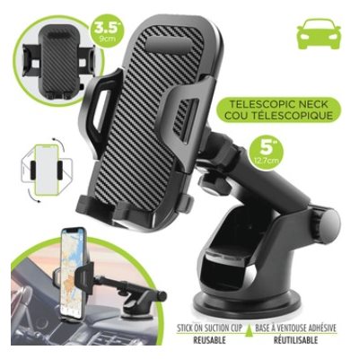 BOOST UNIVERSAL CAR MOBILE PHONE HOLDER W SUCTION CUP