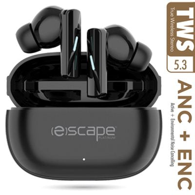 ESCAPE WIRELESS ANC+ENC TWS EARPHONES (Black)