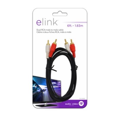 ELINK 6FT DUAL MALE TO MALE CABLE