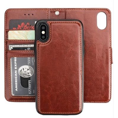 CASECO FONE WALLET-UNIVERSAL WALLET CASE-DARK BROWN