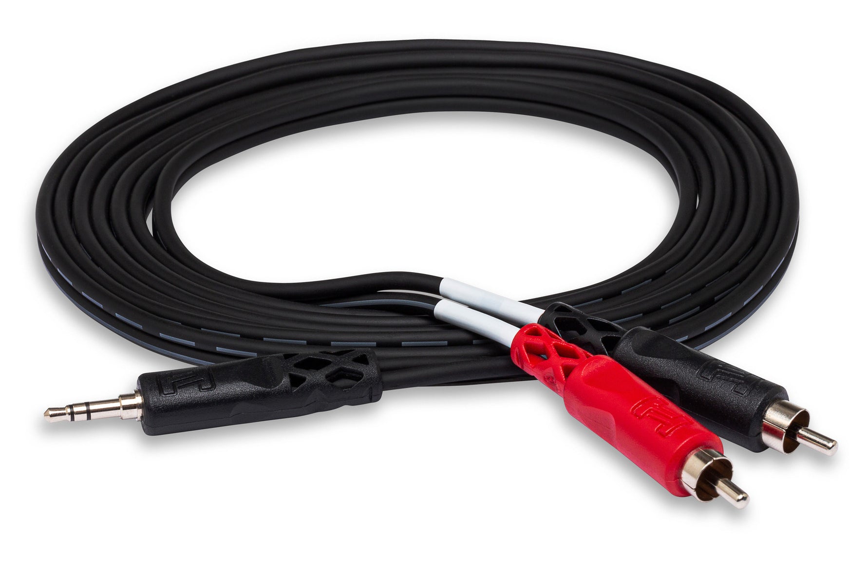 HOSA STEREO BREAKOUT 3.5MM TRS TO DUAL RCA