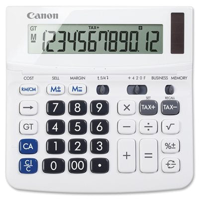 CANON 12-DIG FINANC DESKTOP CALC 9607B001