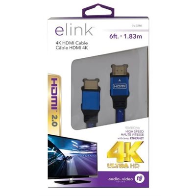 ELINK 6FT 4K ULTRA HD HDMI CABLE