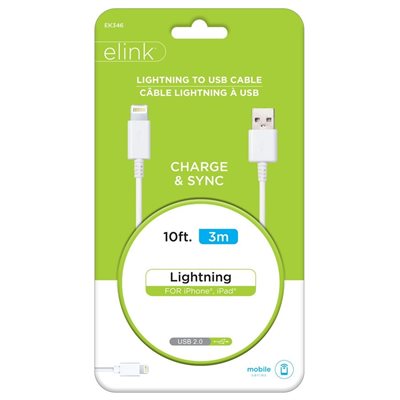 ELINK    10ft USB to lightning cable