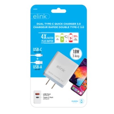 ELINK   CHARGER DUAL TYPE-C