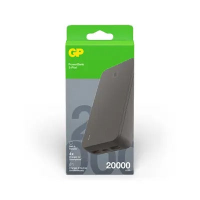 GP 20000MAH 3-PORT POWERBANK