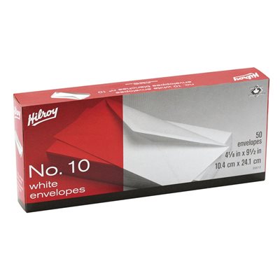 HILROY HIGH COUNT BOXED ENVELOPE #10