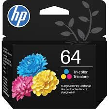 HP 64 TRI-COLOUR CARTRIDGE