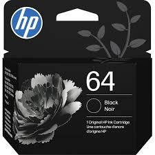 HP 64 BLACK CARTRIDGE