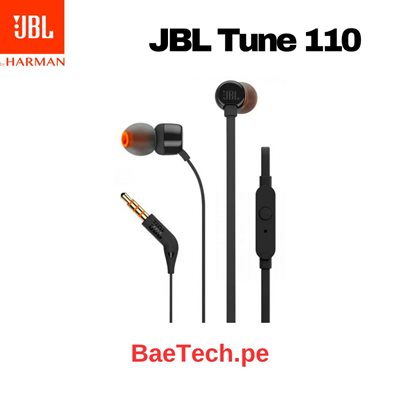 JBL T110 IN-EAR HEADPHONES-BLK