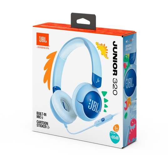 JBL Junior 320 Wired (Blue)