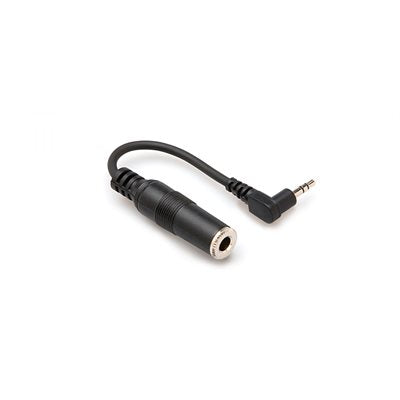 "HPHONE ADAPT 1/4"" TRS-AGL 3.5MM 6"""