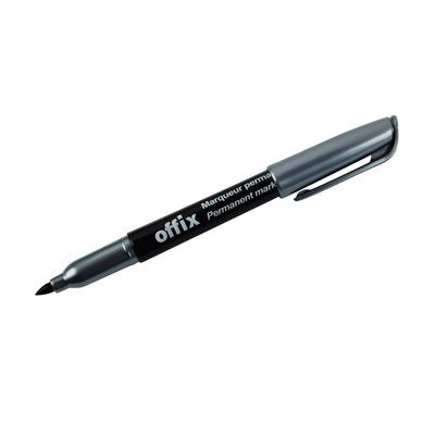 OFFIX  BLACK FINE PERMANENT MARKER EACH