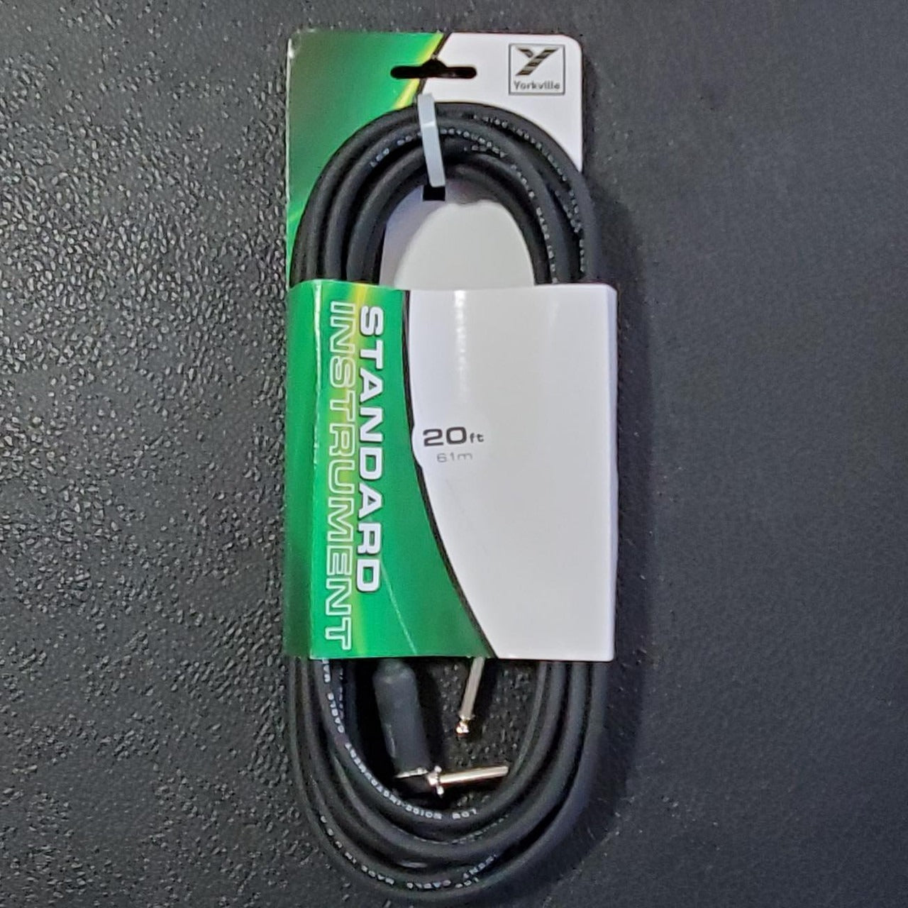 YORKVILLE STANDARD INSTRUMENT CABLE 20FT