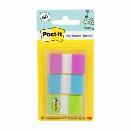 Post-it Drapeaux Orange Citron Vert Rose Otg Mmm680Olp