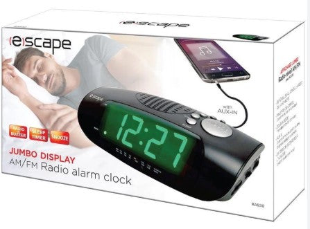 IESCAPE JUMBO DISPLAY ALARM CLOCK