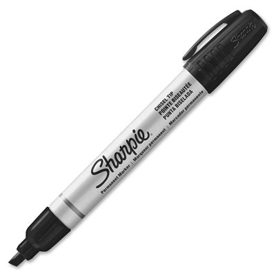 SHARPIE LIQUID CHISEL TIP INDUSTRIAL MARKER-BLK