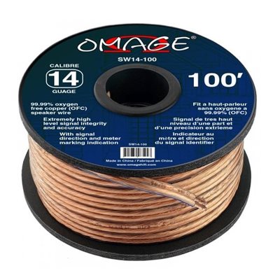 SPKR WIRE 14GB 100' OMAGE