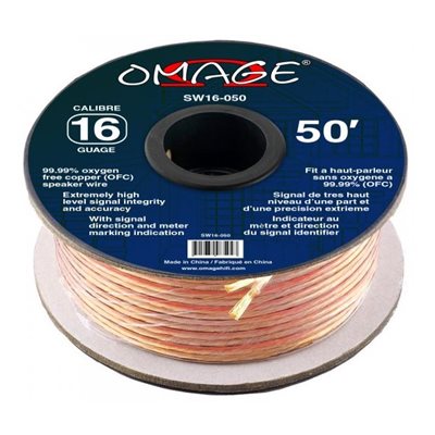 SPKR WIRE 16GB 50' OMAGE