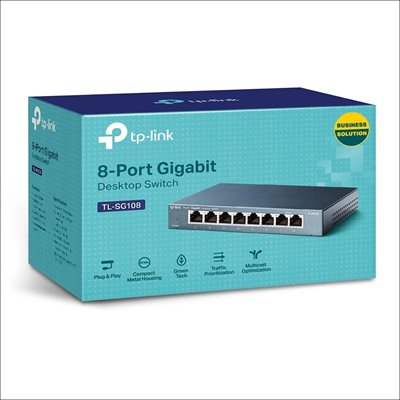 TPLINK 8 PORT GIGABIT DESKTOP SWITCH