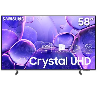 Samsung 58" Crystal UHD 4K Smart TV – Stunning Picture, Smart Features