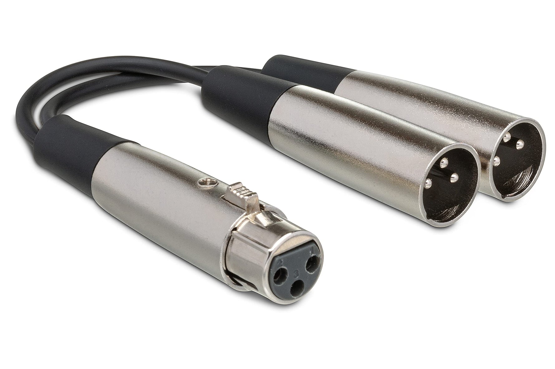 HOSA Y CABLE XLR3F TO DUAL XLR3M