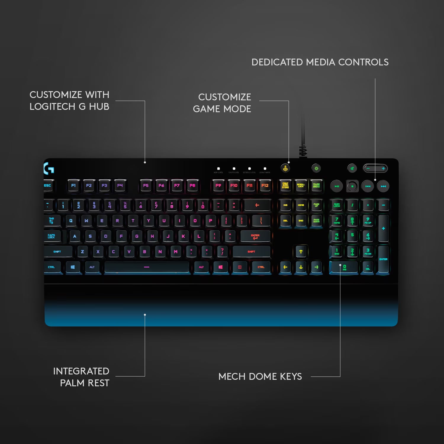 Clavier gaming Logitech G213 Prodigy